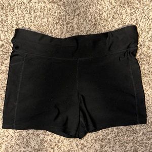 Black spandex shorts